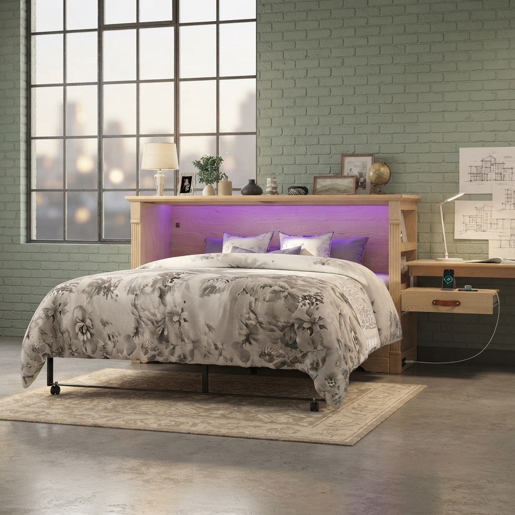 Horizontal Murphy Beds: Black Friday Deals And Buying Guide 4 queen murphy bed chest with desk