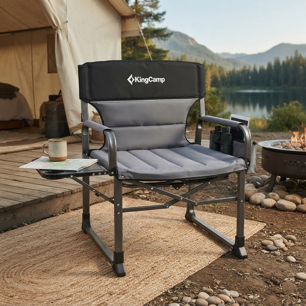 heavy duty directors camping chair