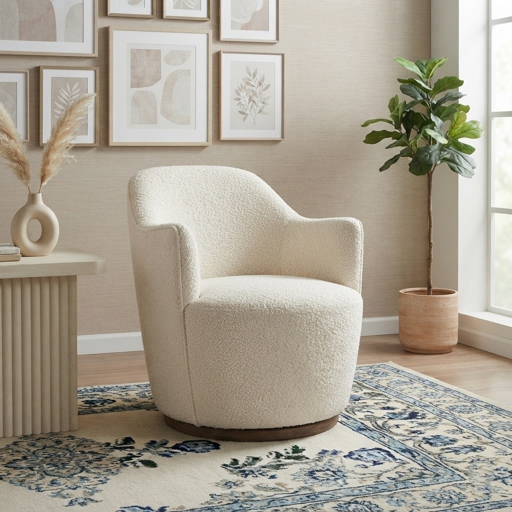 Black Friday & Cyber Monday Alert: Barrel Chairs That Punch Way Above Their Price Tag 8 swivel accent armchair barrel chair