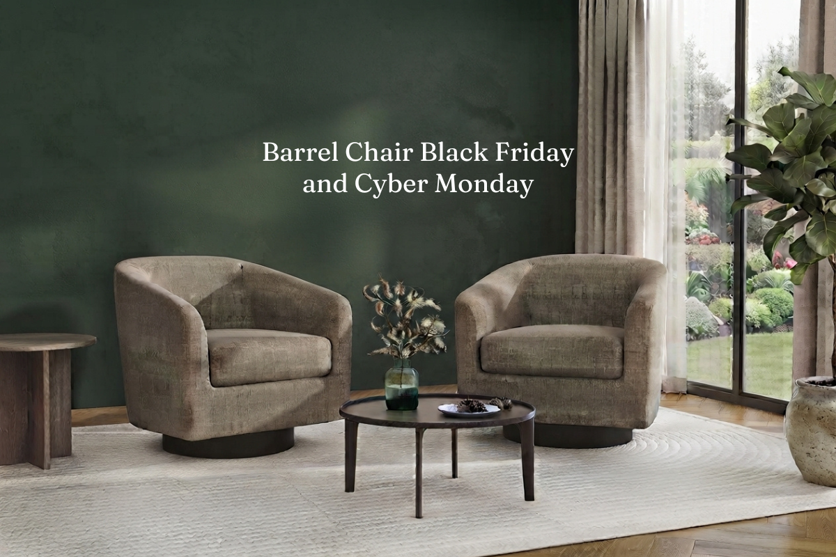 Black Friday & Cyber Monday Alert: Barrel Chairs That Punch Way Above Their Price Tag