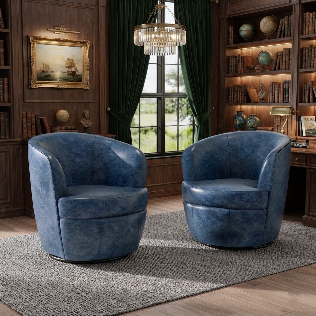 Black Friday & Cyber Monday Alert: Barrel Chairs That Punch Way Above Their Price Tag 4 oversized swivel barrel chair